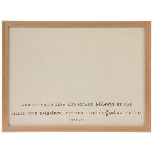 Luke 2:40 Memo Board