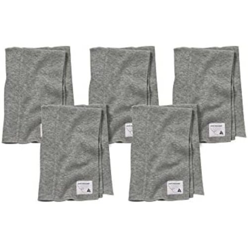 Burt's Bees Baby - Burp Cloths, 5-Pack Extra Absorbent 100% Organic Cotton Drool Cloths