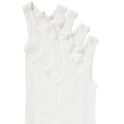 BONDS Baby Vest 4 Pack | BYLV | White