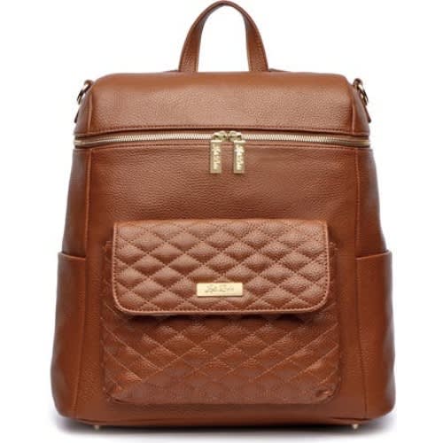 Monaco Faux Leather Diaper Backpack