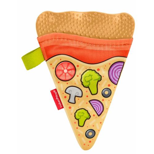 Fisher-Price Pizza Slice Teether, BPA-Free Silicone Baby Toy