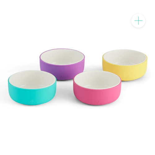 Porcelain Bowl with Silicone Sleeves
