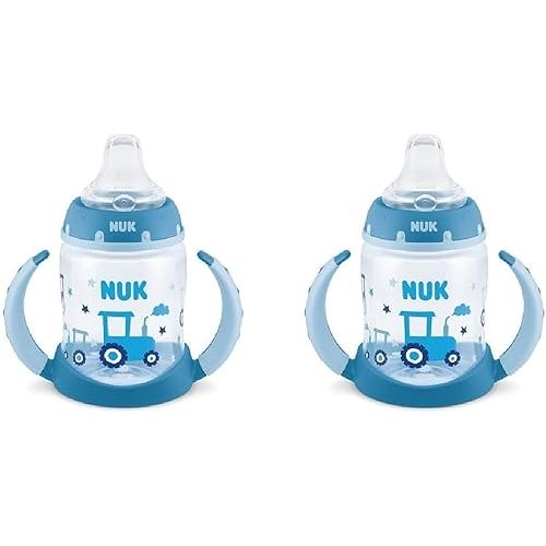 NUK Learner Cup (2 Count (Pack of 1), Tractor), Neutral