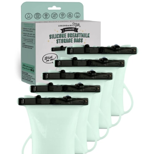 Reusable Silicone Breastmilk Storage Bags | Legendairy Milk