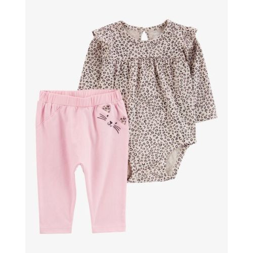Baby 2-Piece Leopard Bodysuit Pant Set - Carter's | Carter's
