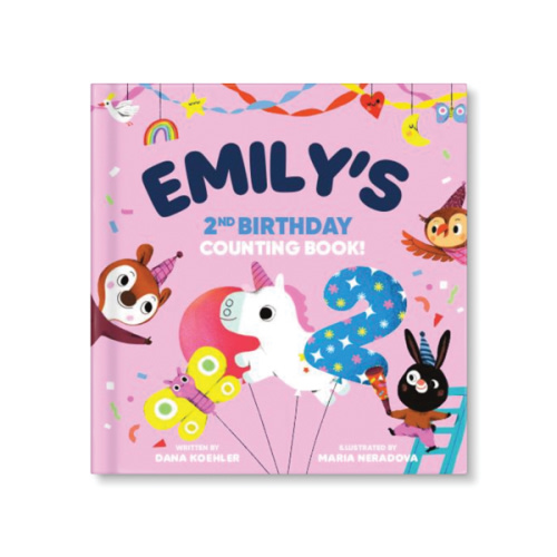 My 2nd Birthday Counting Personalized Board Book | I See Me!