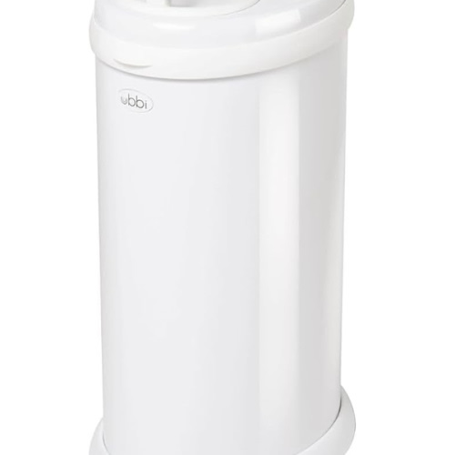 Stainless Steel Diaper Pail | Ubbi | Color - White