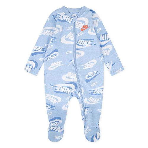 Newborn Baby Boys Nike All-Over Print Footed Coverall