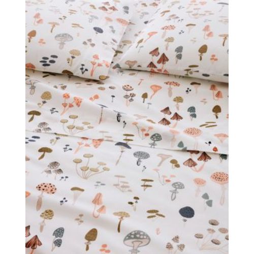 Mushroom Organic-Cotton Percale Sheet Set | Garnet Hill