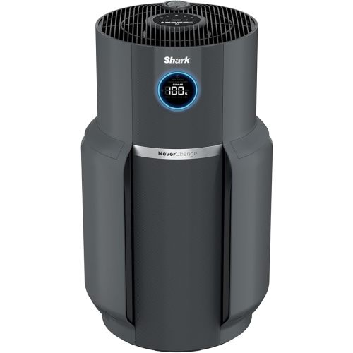 Shark Air Purifier for Home with NeverChange HEPA Air Filter, 1300 sq. ft. for Powerful Multi-Room Purification, 5-Year Filter, Filters Smoke, Captures 99.98% of Particles & Dust, HP301