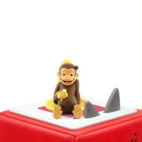 Tonies Curious George Adventure Monkey, Audio Play Figurine for Kids, Portable Speaker Toy Collection