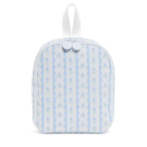 Bring It Lunch Bag, Ribbon Floral Blue