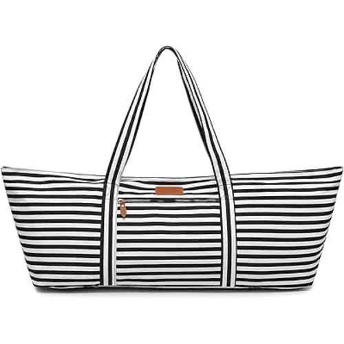 Large Yoga Mat Bag for Women Men, Travel Yoga Gym Bag for Pilates Office Beach Workout, Yoga Mat Tote Carrier with Mat Strap for 1/4" 1/2" Thick Exercise Yoga Mat
