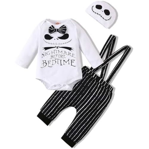 VINUOKER Infant Baby Boy Halloween Clothes Halloween Costumes For Baby Toddler Boys