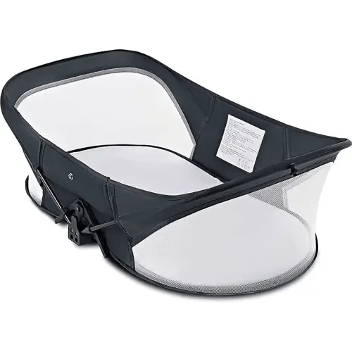 Portable Travel Pod with Mosquito Net and Sunshade Canopy,Lightweight Washable,Gray