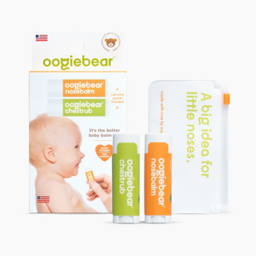 Oogiebear Organic Mini Nosebalm and Chestrub Kit