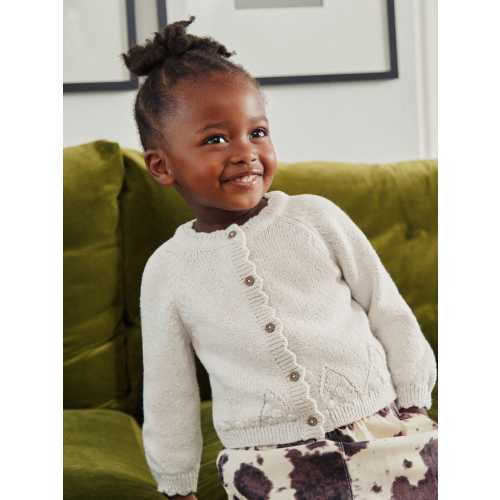 Ecru Button-Up Cardigan (3mths-7yrs)