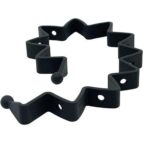 Busy Baby Toy Bungee - Dishwasher Safe Toy Strap - 100% Food-Grade Silicone (Black)