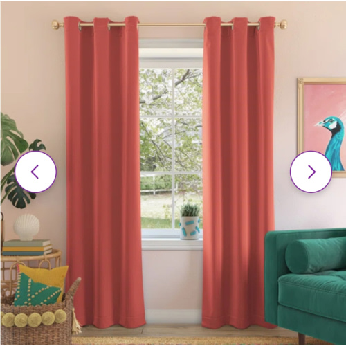 Wayfair Basics® Wayfair Basics Blackout Grommet Curtain Panel | Wayfair