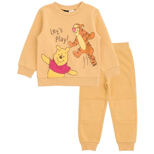 Disney Christmas Fleece Sweatshirt and Pants Outfit Set Newborn to Big Kid Sizes (Newborn - 10-12)