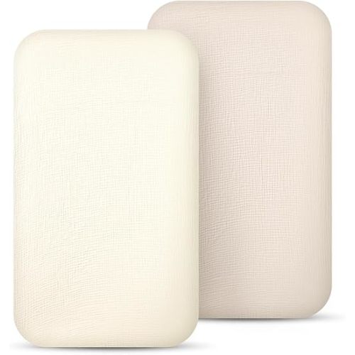 lulumoon Muslin Bassinet Sheets for Baby: Soft Bedside Sleeper Bassinet Fitted Sheets for Boys and Girls