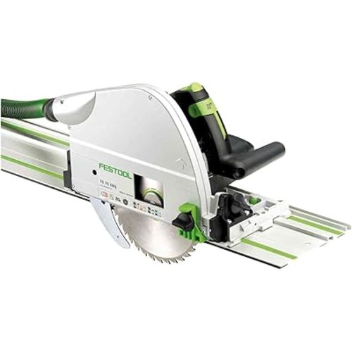 Festool 576119 TS 75 EQ-F-Plus-FS Plunge Cut Circular Track Saw with 75-Inch Guide Rail
