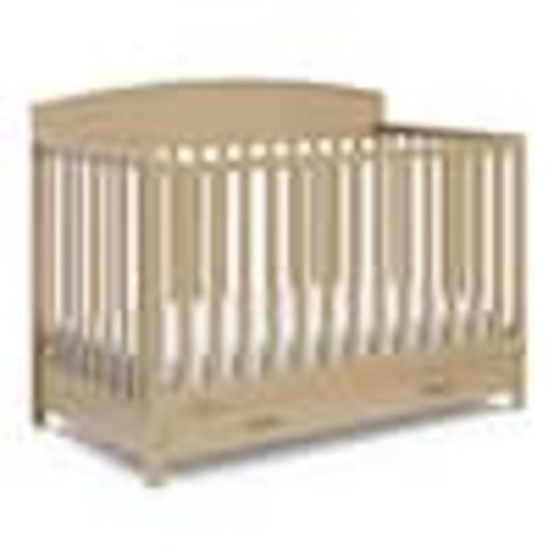 Graco Benton Driftwood 5-in-1 Convertible Crib with Drawer 04532-517