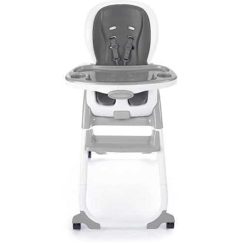 Ingenuity SmartClean Trio Elite 3-in-1 Convertible Baby High Chair, Toddler Chair, and Dining Booster Seat-Slate