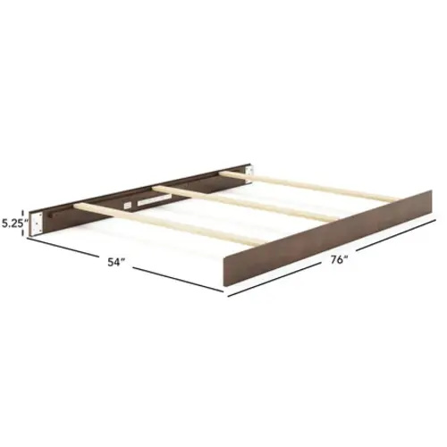 F06401 - Full-Size Bed Rails, Cocoa Bean
