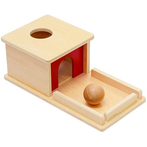 Elite Montessori Object Permanence Box with Tray and Ball