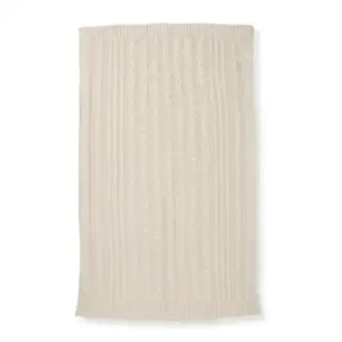 Burt's Bees Baby Infant Blanket, Cable Knit, Made with 100% Soft Breathable Organic Cotton, Nursing Blankets, Machine Wash Baby Newborn Essentials, Size 30 x 40 Inch