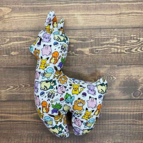 Pokemon Llama Plush, Handmade Nursery Decor
