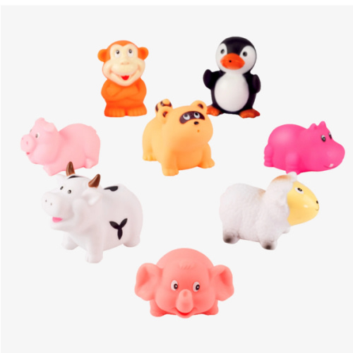 Animal Party Squirtie Baby Bath Toys – Elegant Baby