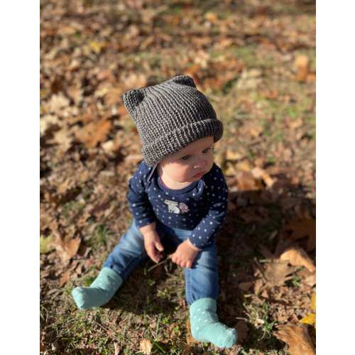 Cat Hat, Knit Baby Cat Ear Hat, Knit Cat Ear Hat, Animal Hat, Knit Baby Hat, Winter Baby Hat, Baby Clothes, Baby Girl Hat, Baby Gift