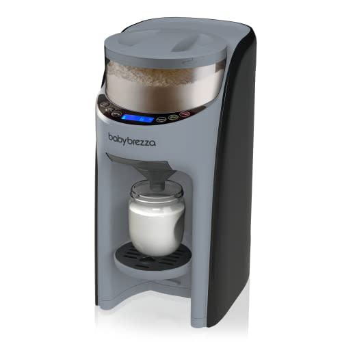 Baby Brezza New and Improved Formula Pro Advanced Formula Dispenser Machine - Automatically Mix a Warm Formula Bottle Instantly - Easily Make Bottle with Automatic Powder Blending, Slate