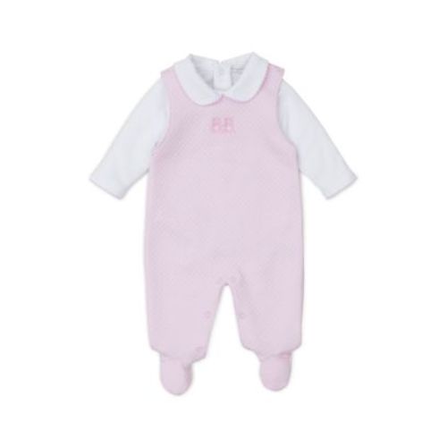 Girls' Jacquard Footed Overall Set (6-9 months)