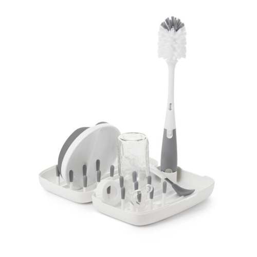 On-the-Go Drying Rack with Bottle Brush