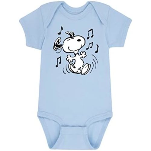 HYBRID APPAREL - Peanuts - Snoopy Dancing Happily - Infant Baby One Piece