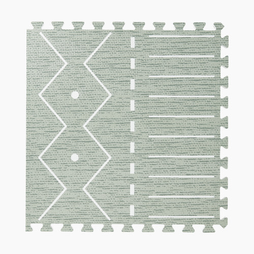 Toddlekind Prettier Puzzle Berber Collection Playmat - Moss, Standard