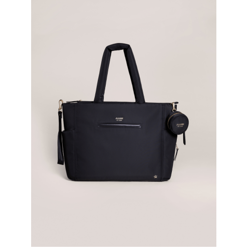 Utility-Strap Tote Black