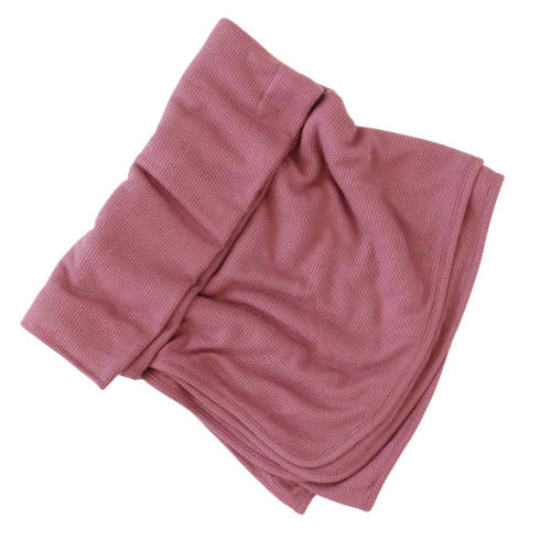 Boysenberry Bamboo Waffle Oversized Swaddle Blanket