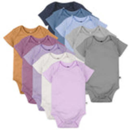 10-Pack Organic Cotton Short Sleeve Bodysuits | Honest Baby Clothing - 3-6 months