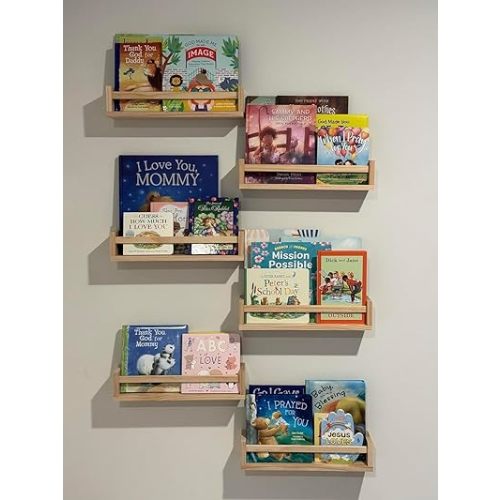 Nursery Book Shelves, 15.7 inch Kids Bookshelf