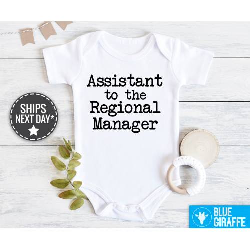 Assistant to the Assistant Regional Manager Onesie®, Funny The Office Baby Onesie, Dwight Schrute Onesie®, Funny Baby Gift