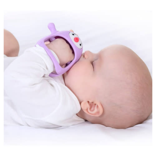 Amazon.com : Smily Mia Baby Teething Toys for 0-6Months, Teethers for Babies 3-6Months | Penguin Teether | Hand Teether |Teething Mittens for Teething Relief, Baby Pacifier |New Born Essentials, Light Blue : Baby