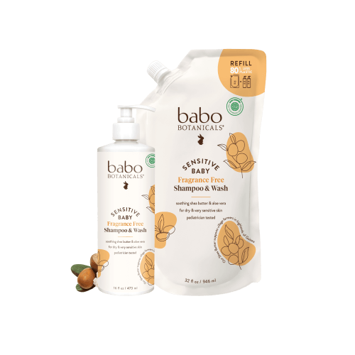 Sustainable Savings: Sensitive Baby Shampoo & Refill