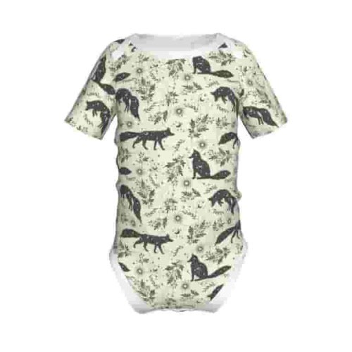 Zeuib Vintage Moon Fox Print Newborn Baby Romper Clothing,Infant Climbing Bodysuit,Baby Clothes Outfit For Boys And Girls-3 Months