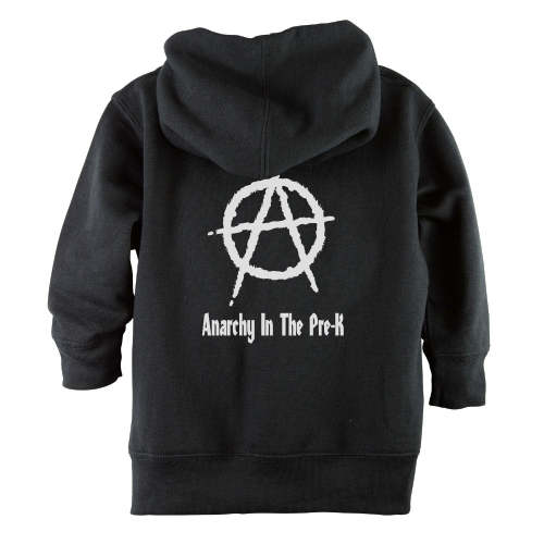 Anarchy in the Pre-K Front Zipper Toddler Hoodie – Crazy Baby Clothing