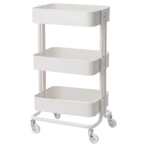 IKEA RÅSKOG Utility cart - white 13 3/4x17 3/4x30 3/4 "