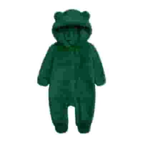 Elainilye Fashion Unisex Baby Clothes Newborn Boys Girls Plush Cute Bear Ears Winter Thick Warm Jumpsuit Romper, Sizes 0-3 Months